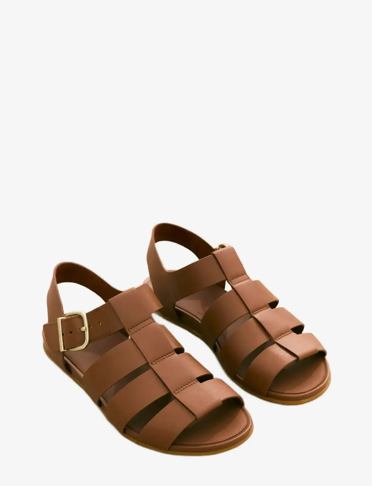 FitFlop - GRACIE LEATHER FISHERMAN SANDALS - gladiator-sandalen - deep tan - 4