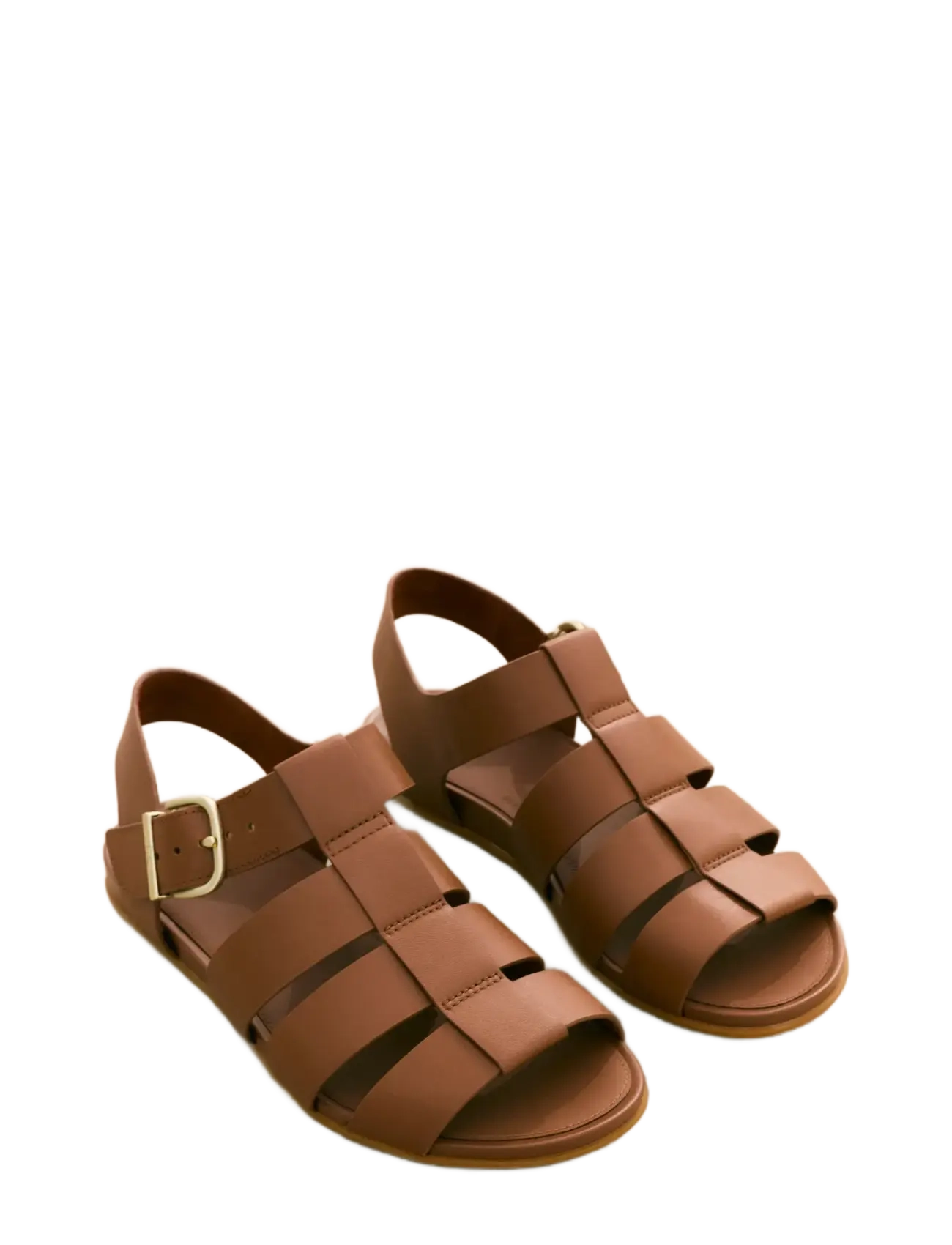 FitFlop - GRACIE LEATHER FISHERMAN SANDALS - romeinse sandalen - deep tan - 4