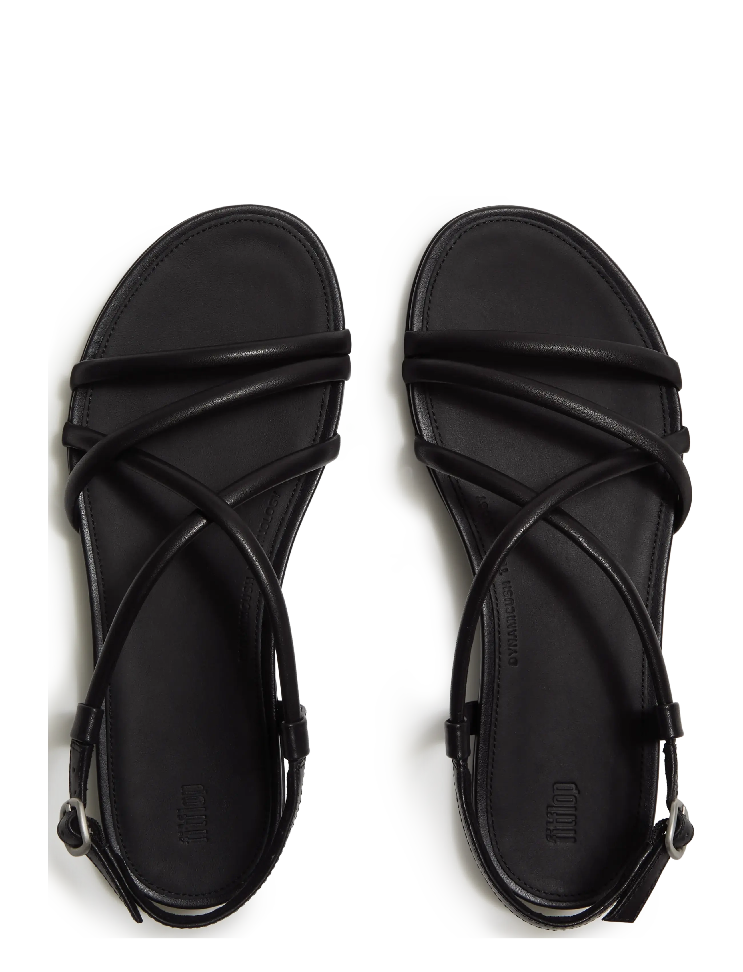FitFlop - GRACIE LEATHER STRAPPY BACK-STRAP SANDALS - kontsata sandaalid - all black - 2