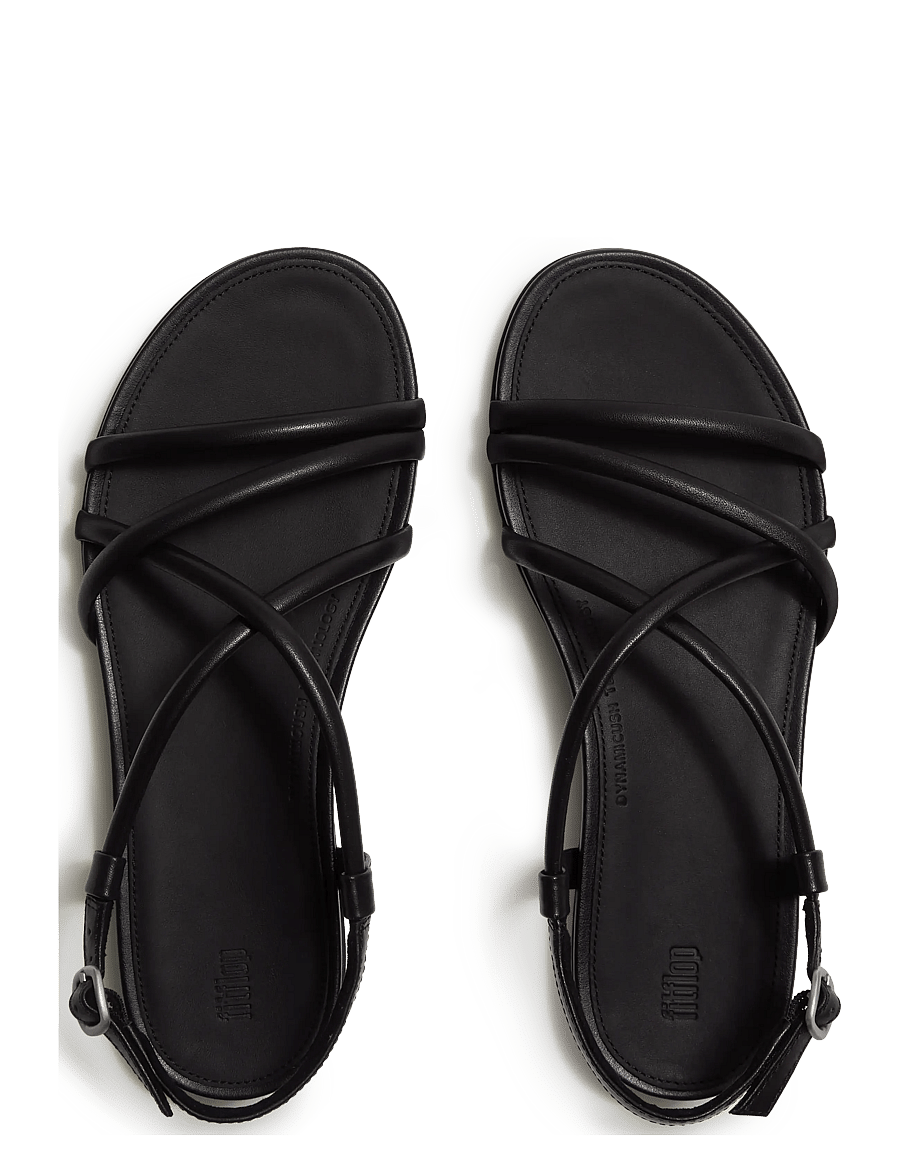 FitFlop - GRACIE LEATHER STRAPPY BACK-STRAP SANDALS - kontsata sandaalid - all black - 2