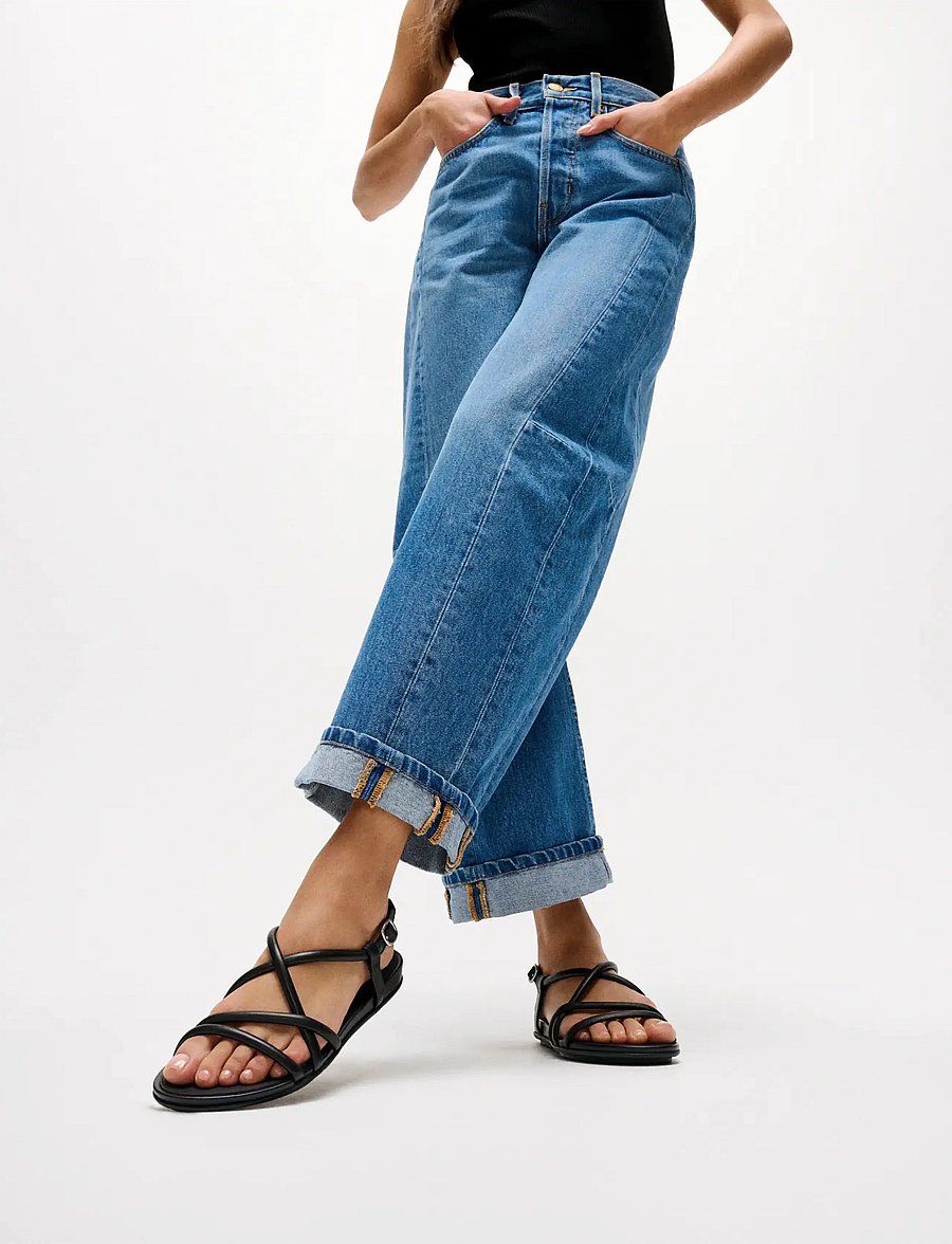FitFlop - GRACIE LEATHER STRAPPY BACK-STRAP SANDALS - kontsata sandaalid - all black - 0