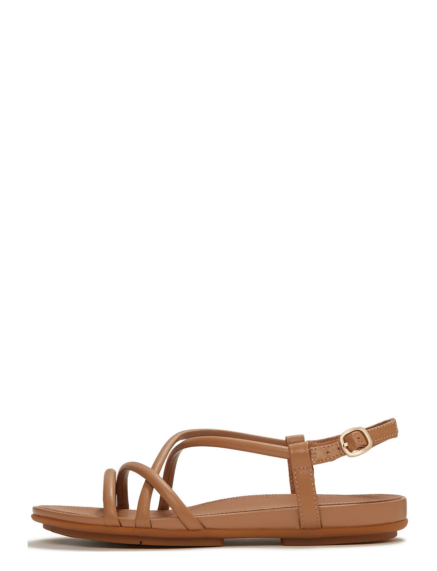 FitFlop - GRACIE LEATHER STRAPPY BACK-STRAP SANDALS - classic tan - 1