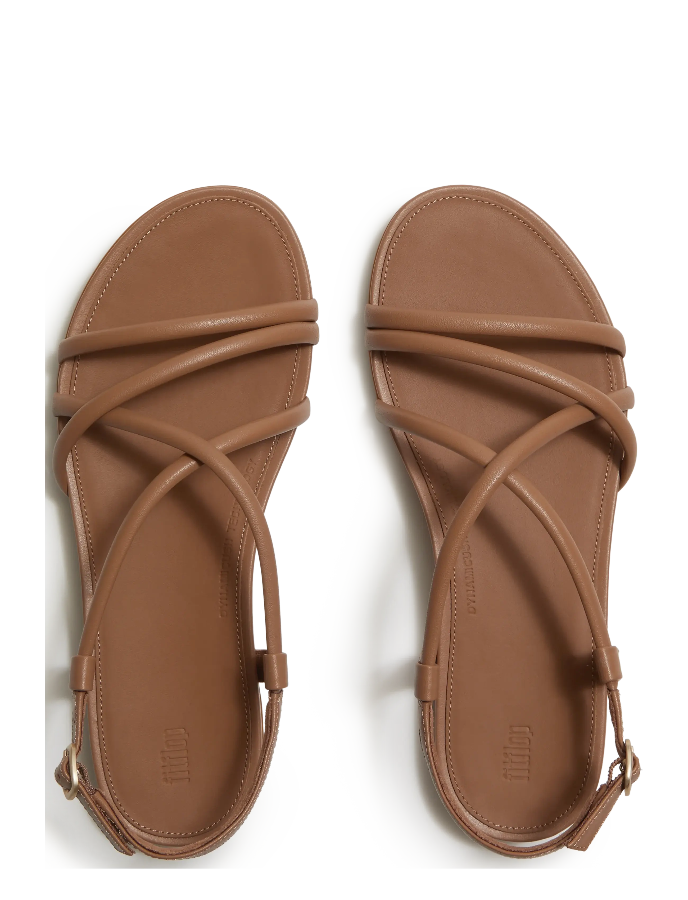 FitFlop - GRACIE LEATHER STRAPPY BACK-STRAP SANDALS - classic tan - 2