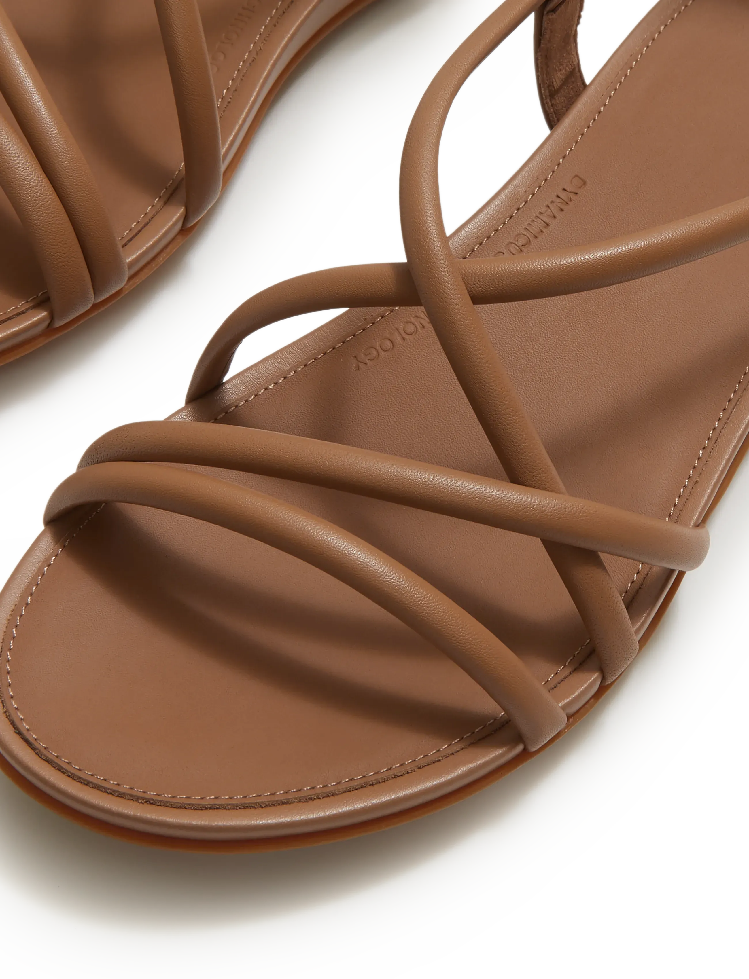 FitFlop - GRACIE LEATHER STRAPPY BACK-STRAP SANDALS - classic tan - 4