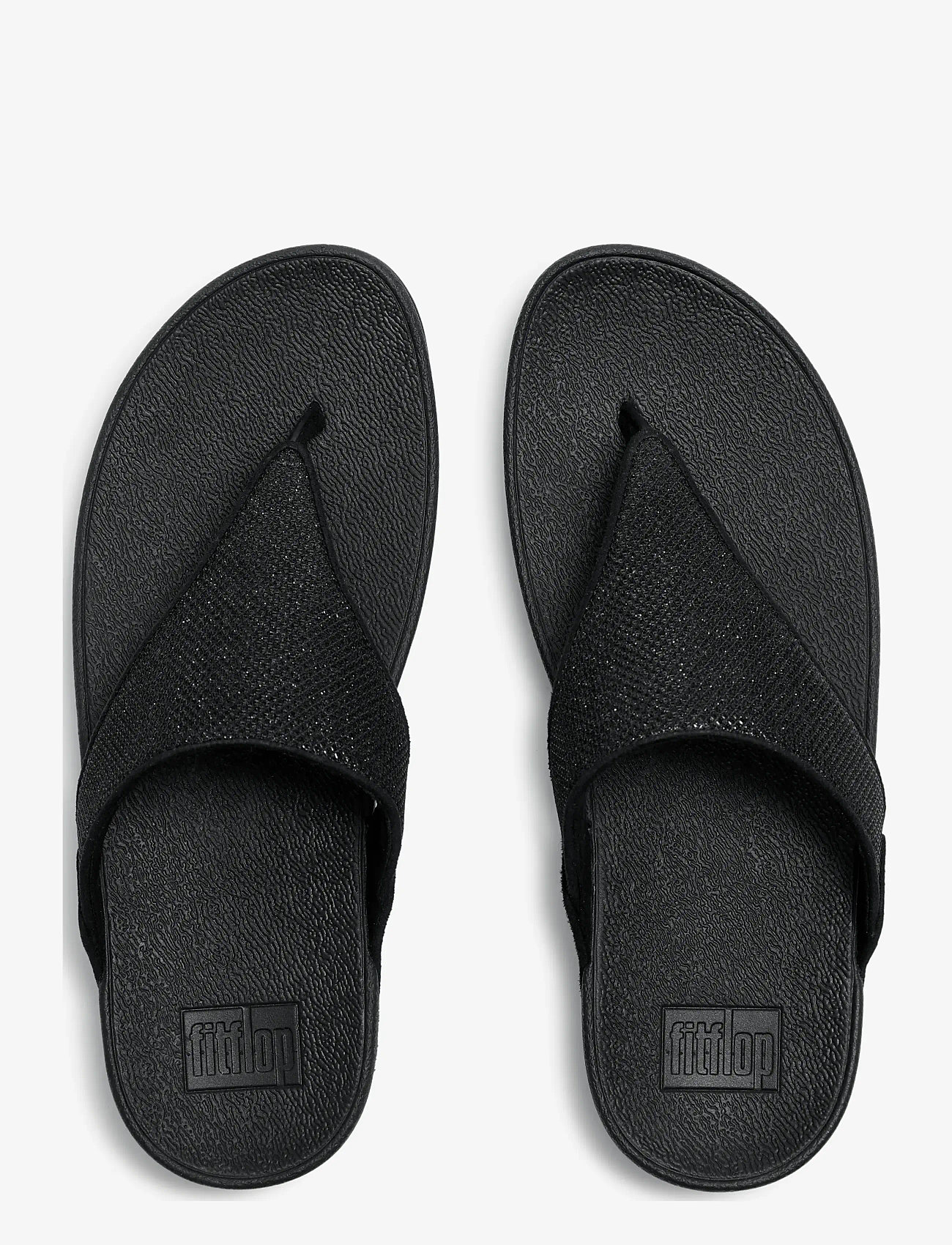 FitFlop - LULU SHIMMERGLITZ TOE-POST SANDALS - plateau-sandalen - black - 2