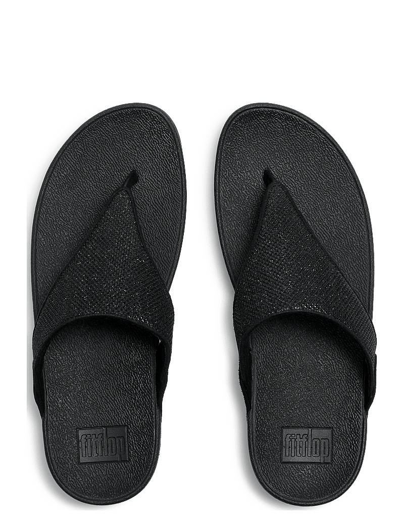 FitFlop - LULU SHIMMERGLITZ TOE-POST SANDALS - plateau-sandalen - black - 2