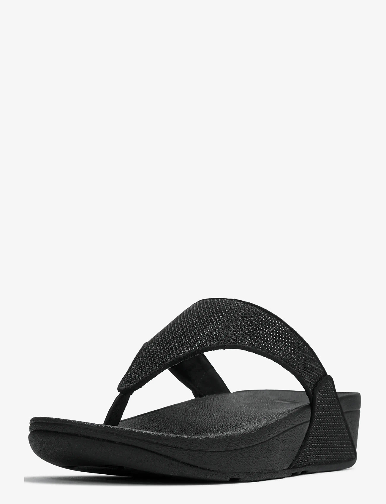 FitFlop - LULU SHIMMERGLITZ TOE-POST SANDALS - plateau-sandalen - black - 3
