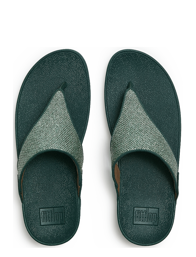 FitFlop - LULU SHIMMERGLITZ TOE-POST SANDALS - plateau-sandalen - deep ocean - 1