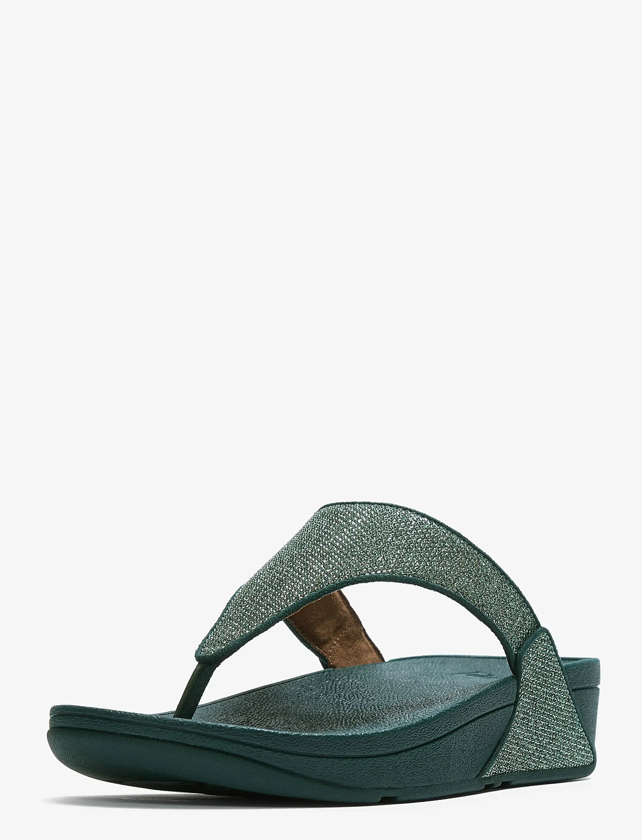 FitFlop - LULU SHIMMERGLITZ TOE-POST SANDALS - plateau-sandalen - deep ocean - 2