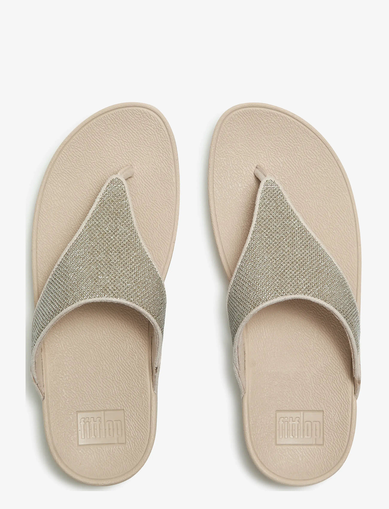 FitFlop - LULU SHIMMERGLITZ TOE-POST SANDALS - platvorm sandaalid - platino - 2