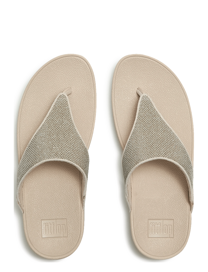 FitFlop - LULU SHIMMERGLITZ TOE-POST SANDALS - platvorm sandaalid - platino - 2