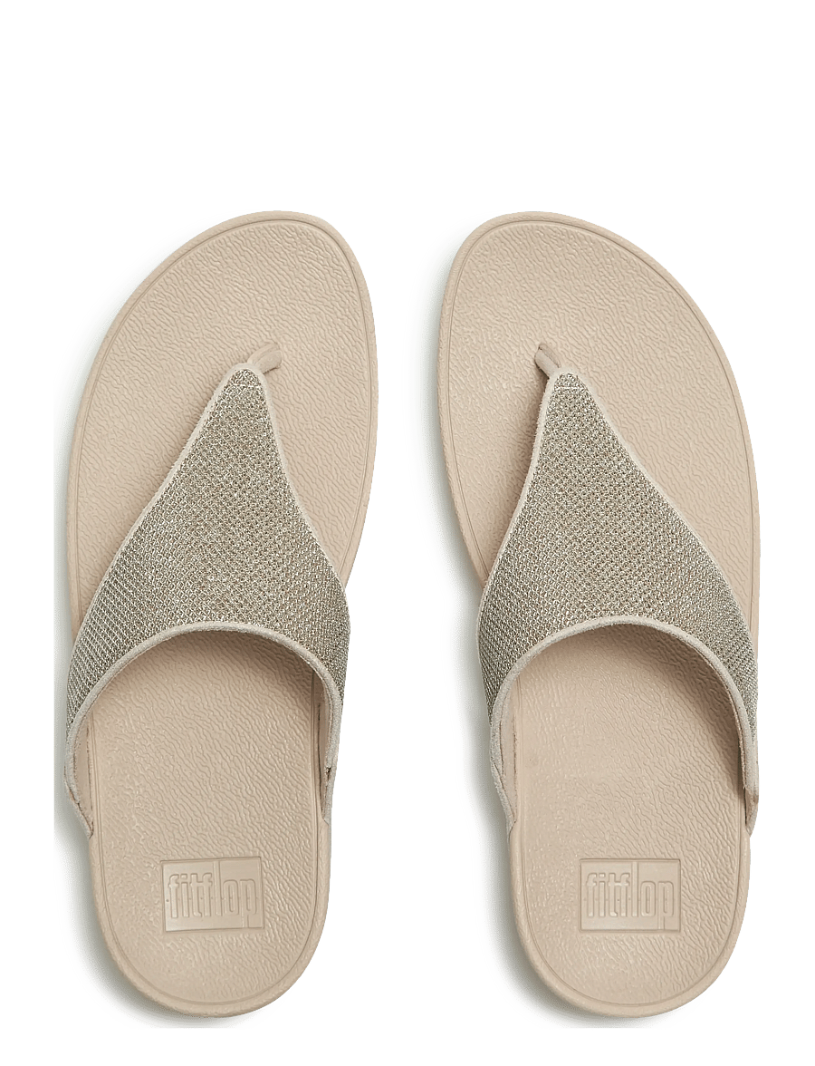 FitFlop - LULU SHIMMERGLITZ TOE-POST SANDALS - sandały na platformie - platino - 2