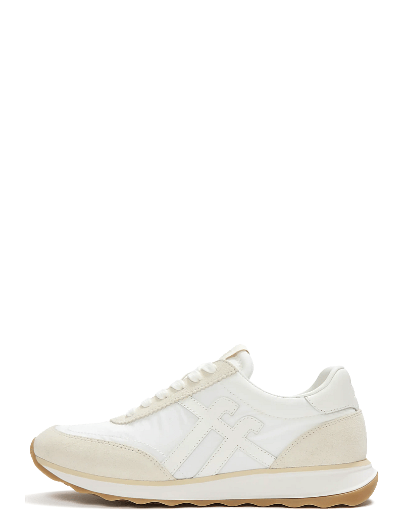 FitFlop - RETRO-Q FF FABRIC/SUEDE SNEAKERS - lave sneakers - urban white mix - 1