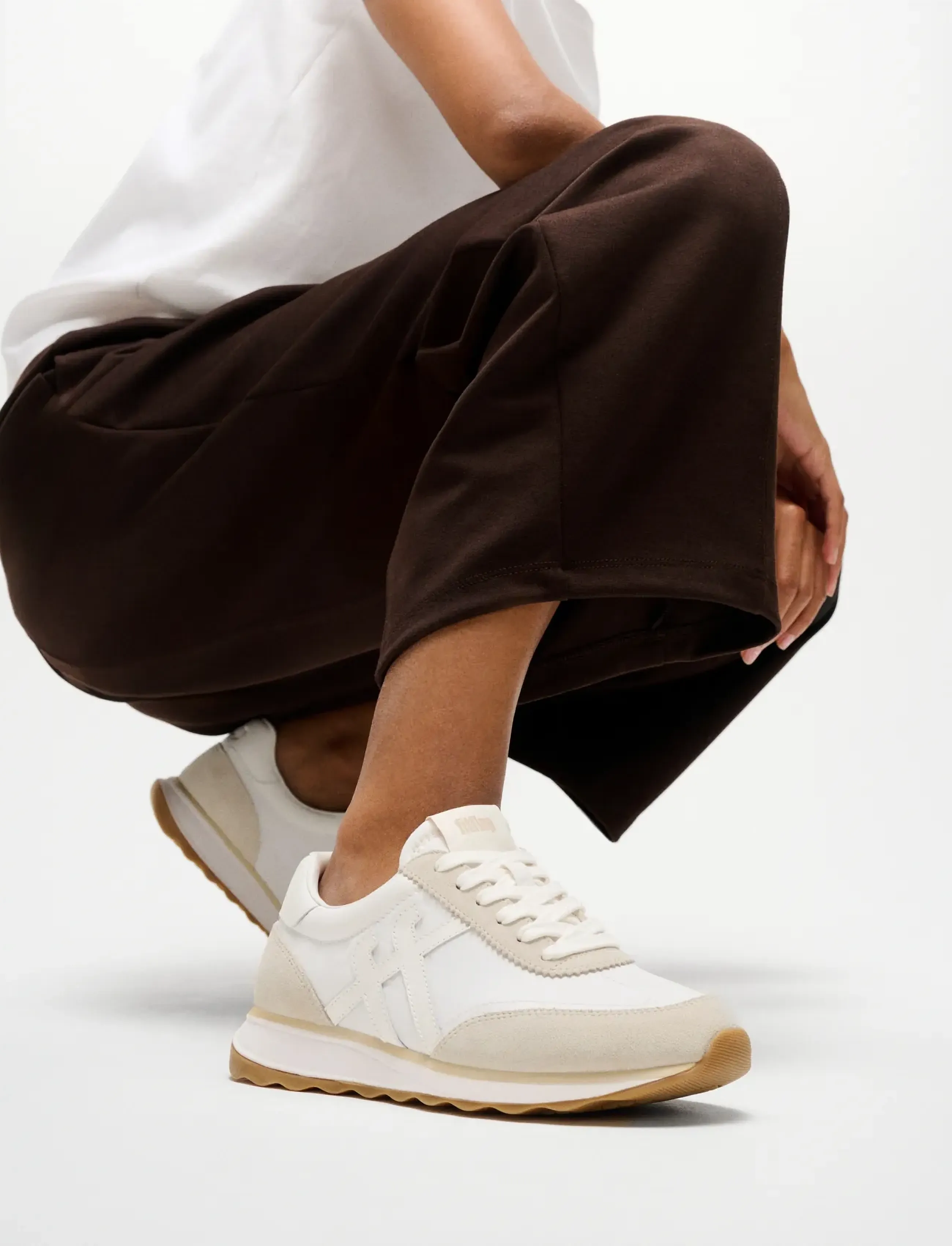 FitFlop - RETRO-Q FF FABRIC/SUEDE SNEAKERS - niedrige sneaker - urban white mix - 0