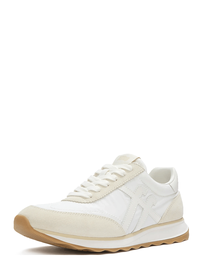 FitFlop - RETRO-Q FF FABRIC/SUEDE SNEAKERS - lave sneakers - urban white mix - 3