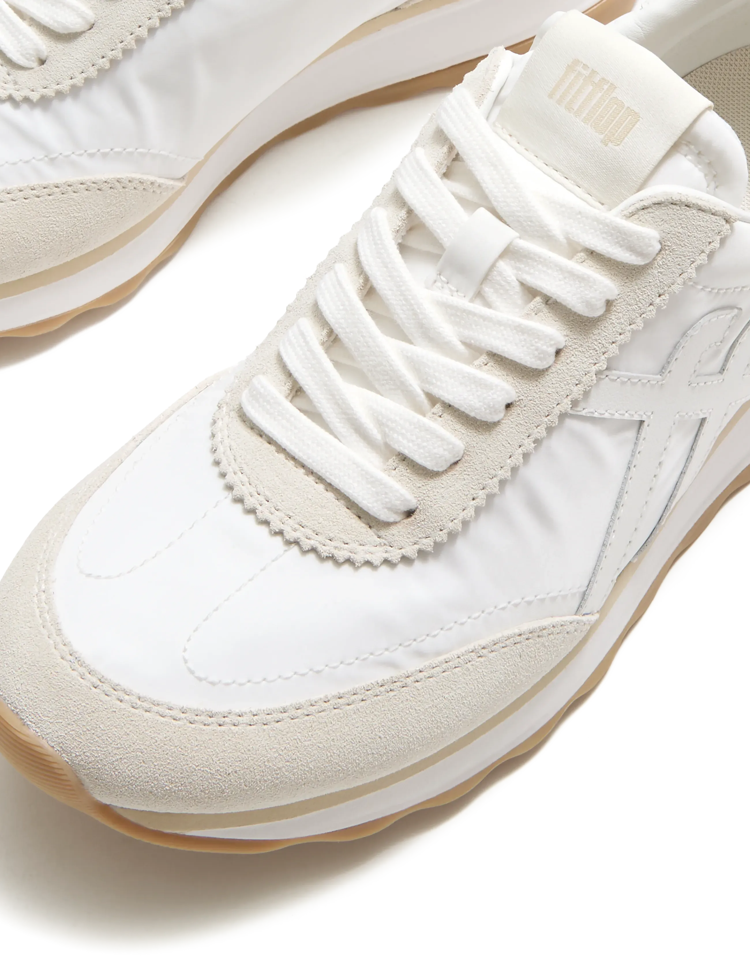 FitFlop - RETRO-Q FF FABRIC/SUEDE SNEAKERS - lave sneakers - urban white mix - 4