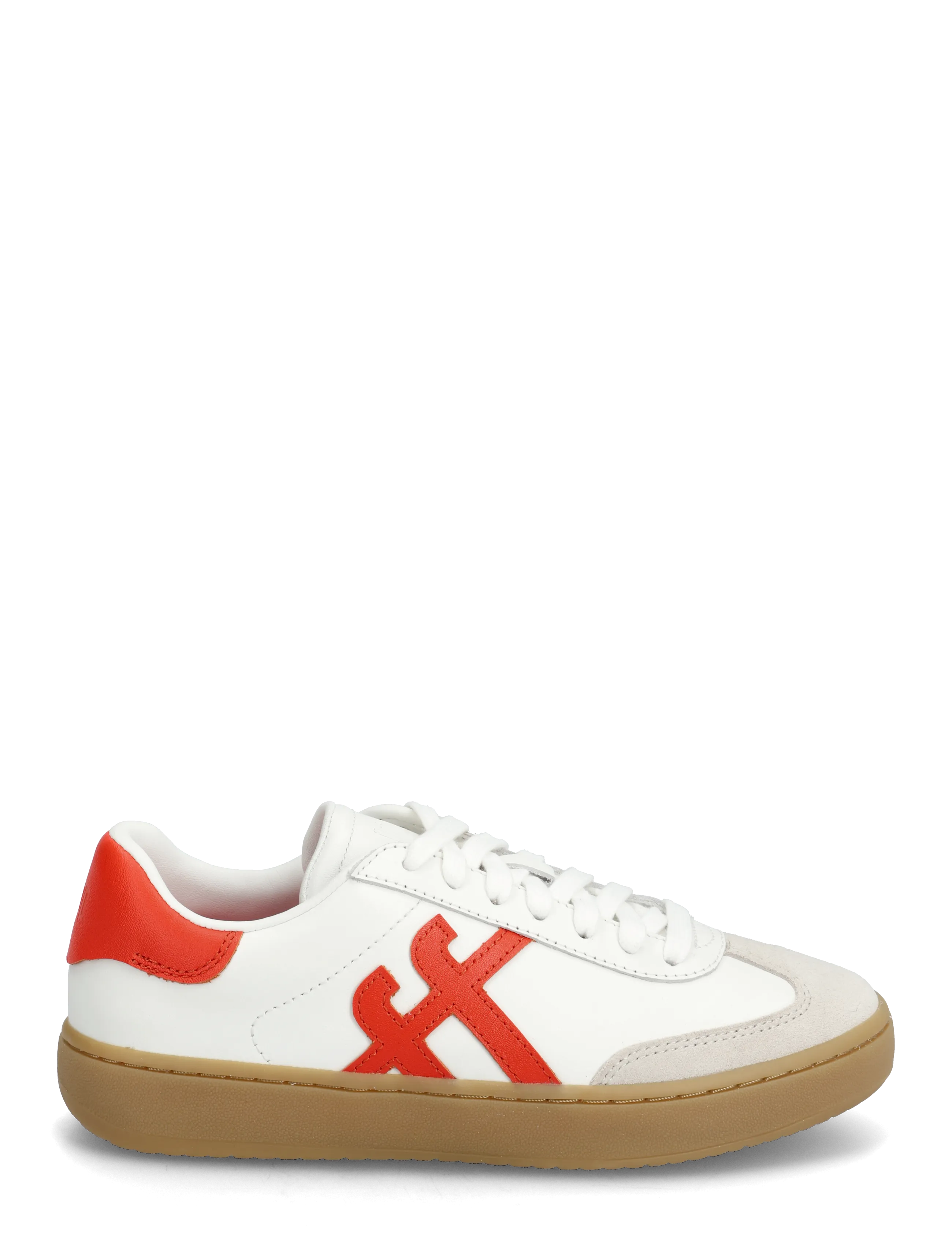 FitFlop - THE DASH T-TOE LEATHER SNEAKERS - konfirmatsioon - urban white/cherry tomato - 2
