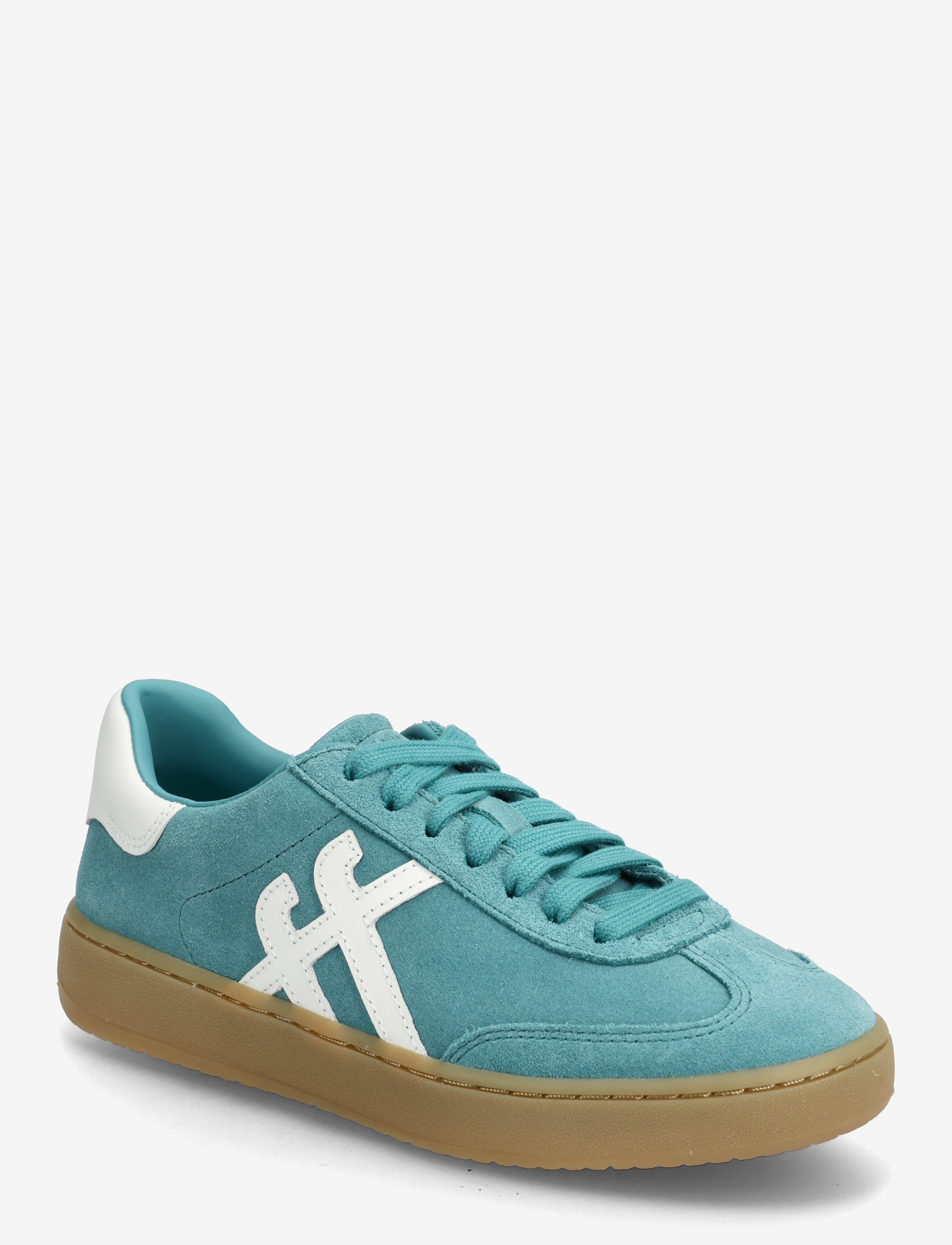 FitFlop - THE DASH T-TOE SUEDE SNEAKERS - niedrige sneakers - teal/urban white - 1