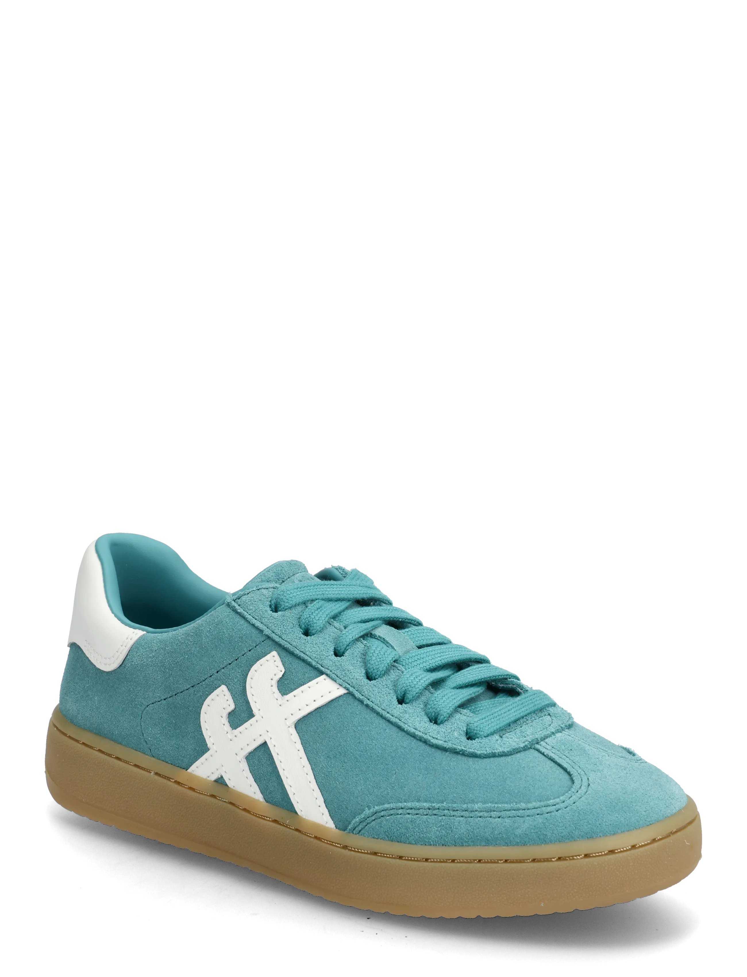 FitFlop THE DASH T-TOE SUEDE SNEAKERS - Jalanõud - TEAL/URBAN WHITE / blue