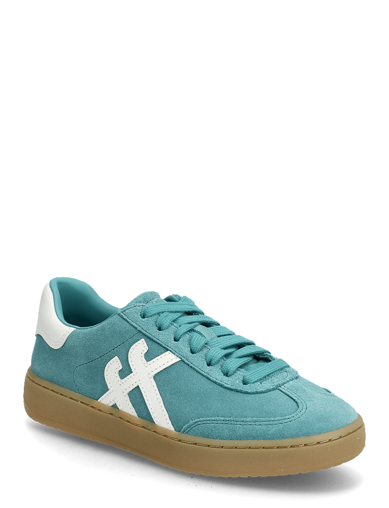 FitFlop - THE DASH T-TOE SUEDE SNEAKERS - niedrige sneakers - teal/urban white - 1