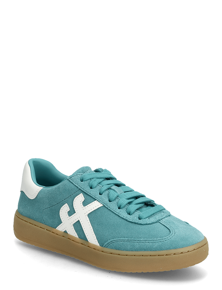 FitFlop - THE DASH T-TOE SUEDE SNEAKERS - låga sneakers - teal/urban white - 1