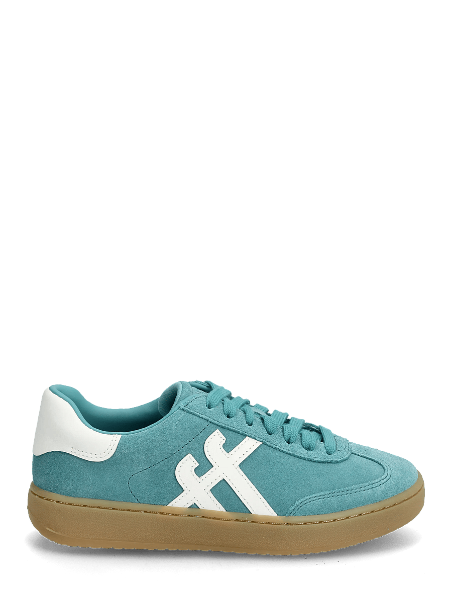 FitFlop - THE DASH T-TOE SUEDE SNEAKERS - låga sneakers - teal/urban white - 2