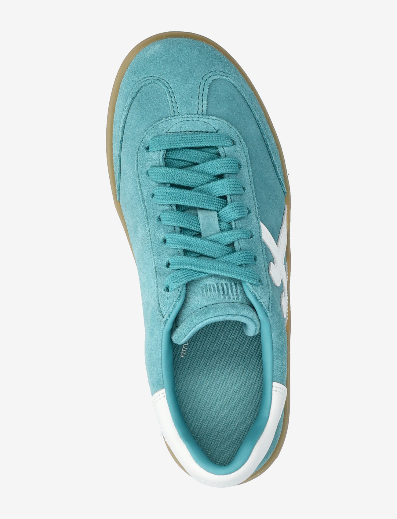 FitFlop - THE DASH T-TOE SUEDE SNEAKERS - niedrige sneakers - teal/urban white - 4