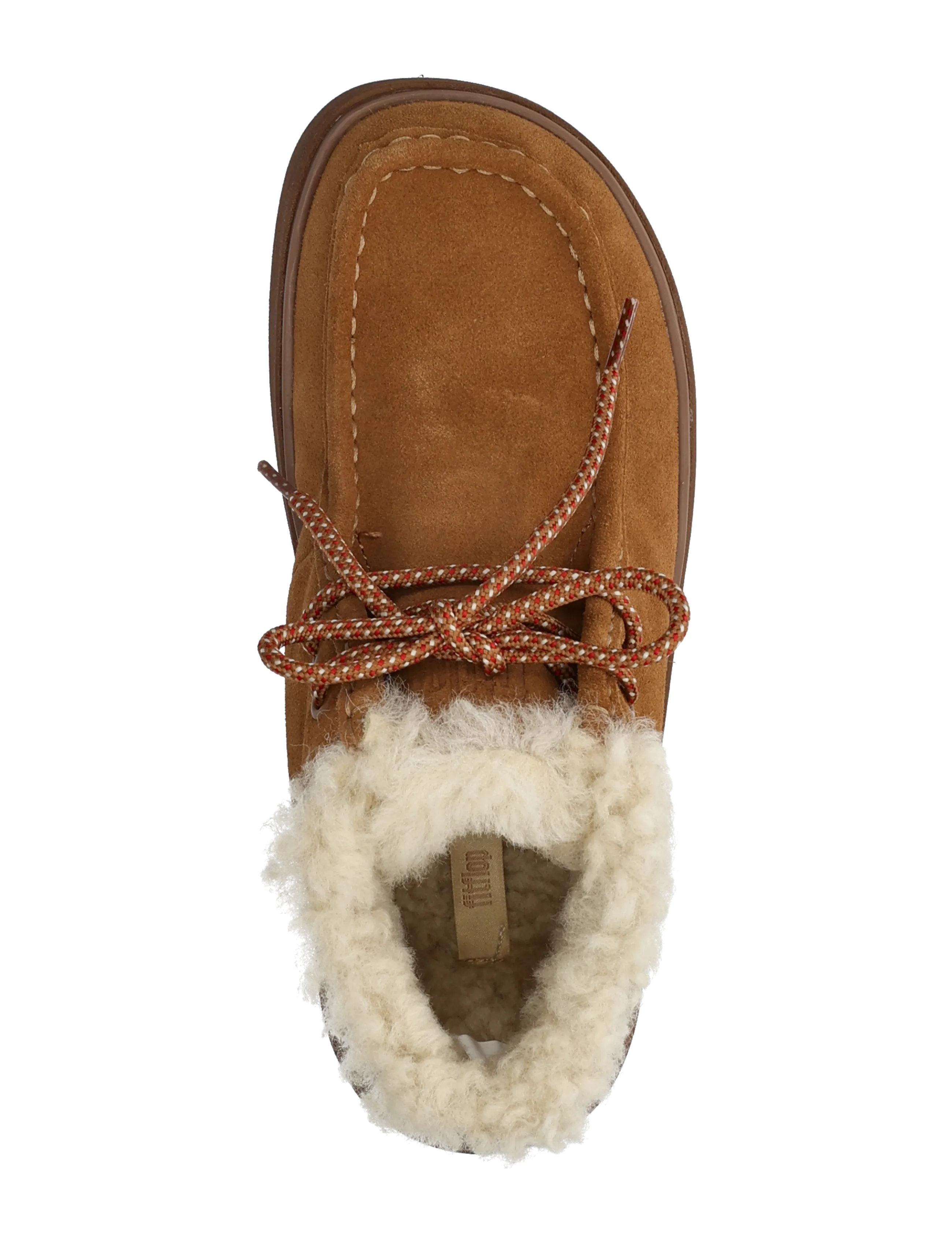 FitFlop - GEN-FF SUEDE SHEARLING LACE UP BOOTS - flade ankelstøvler - terracotta tan - 3