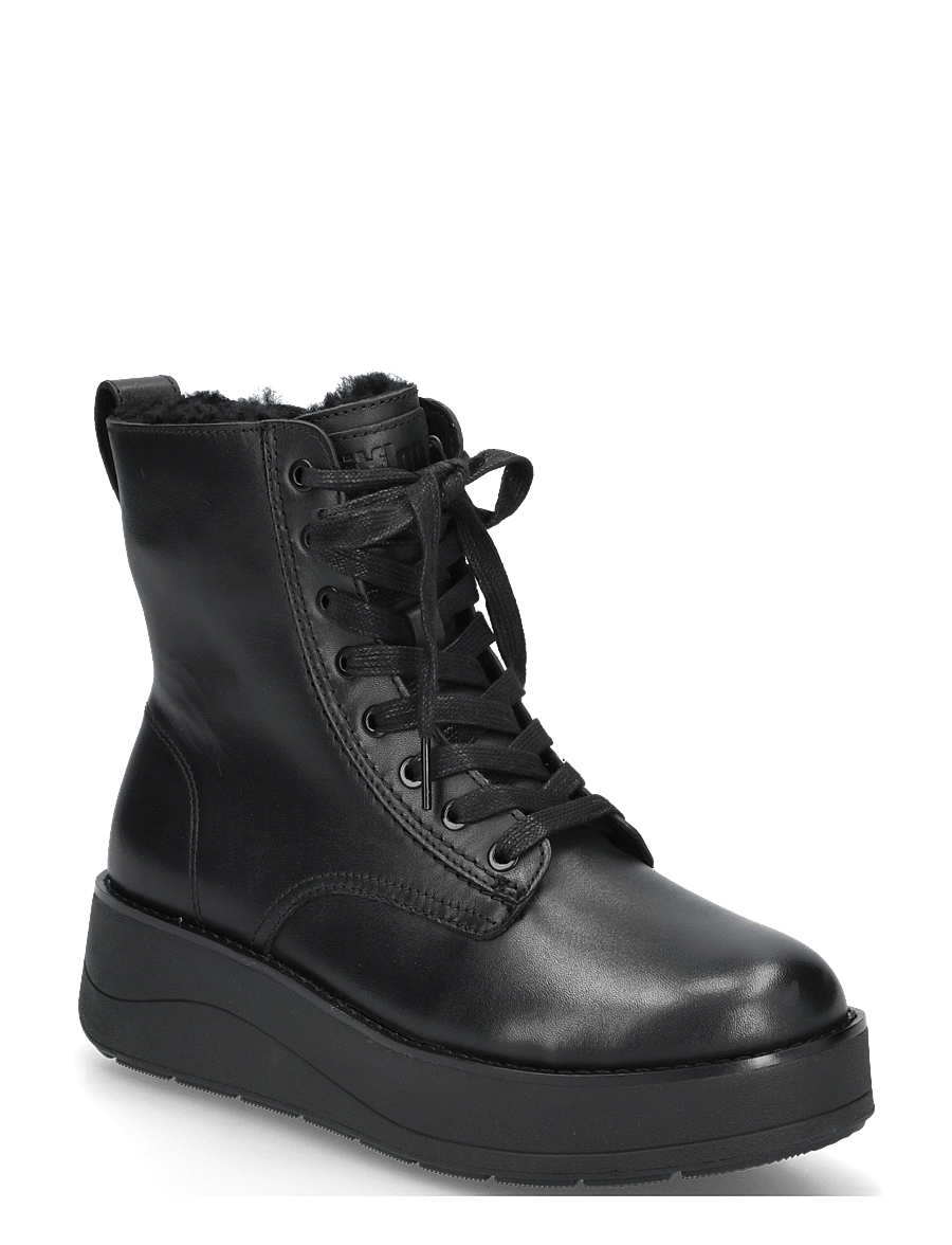 FitFlop - GEN-FF ROAM SHEARLING LEATHER BOOTS - all black - 0