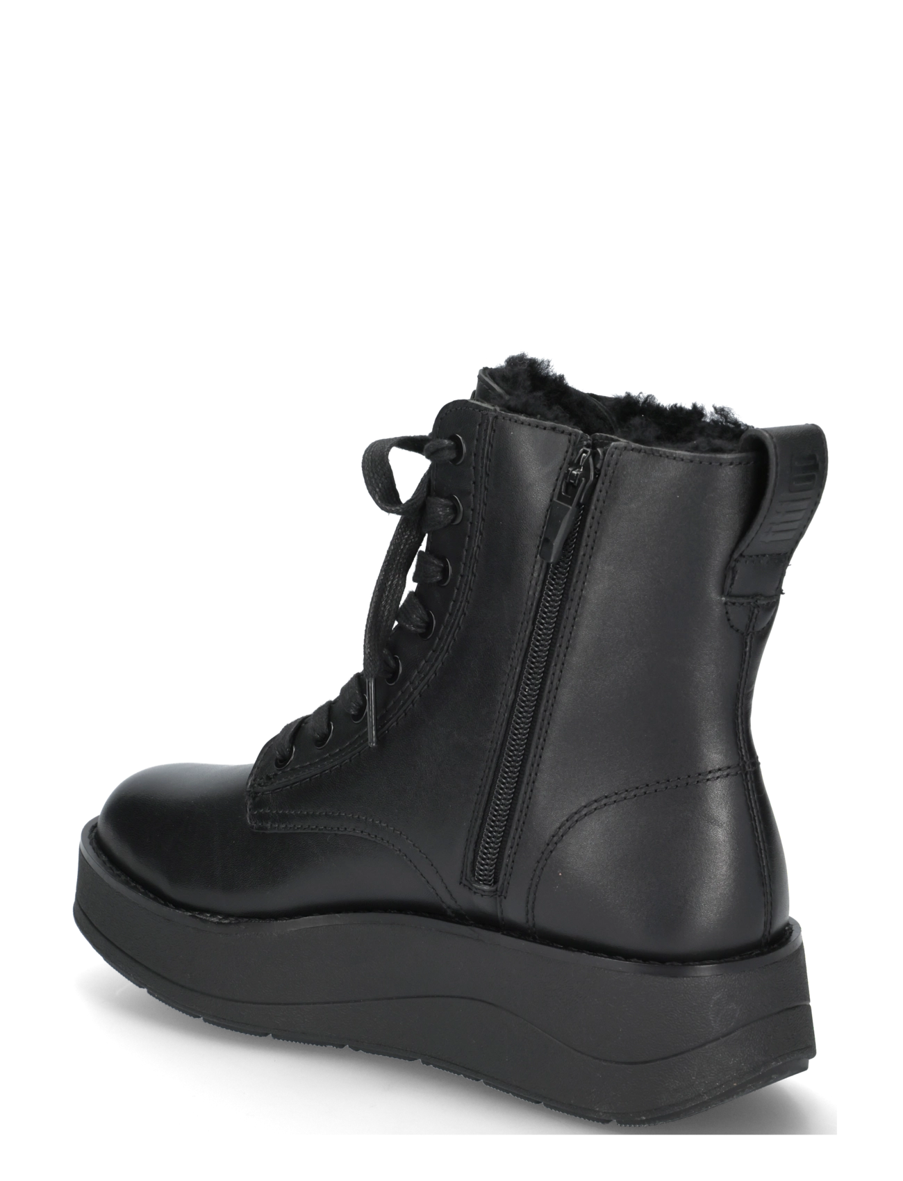 FitFlop - GEN-FF ROAM SHEARLING LEATHER BOOTS - all black - 1