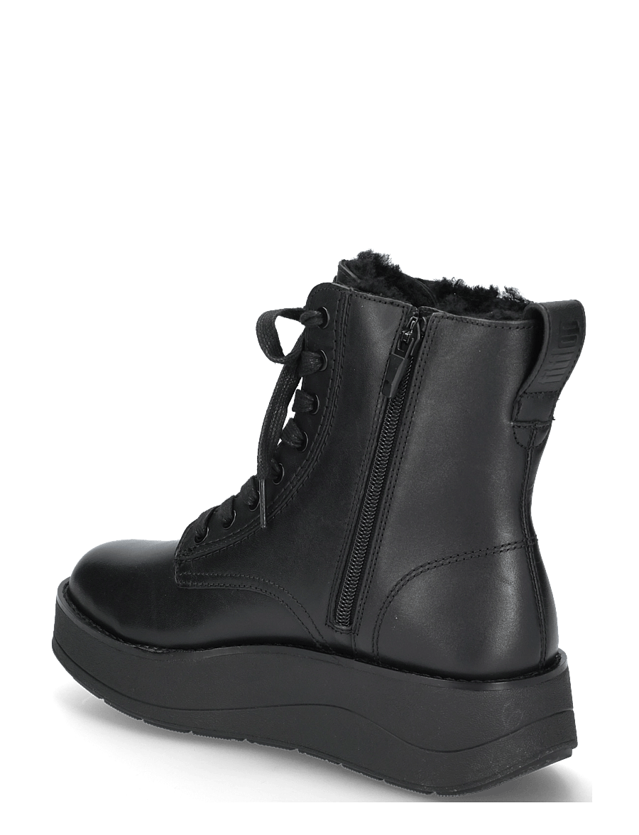 FitFlop - GEN-FF ROAM SHEARLING LEATHER BOOTS - all black - 1