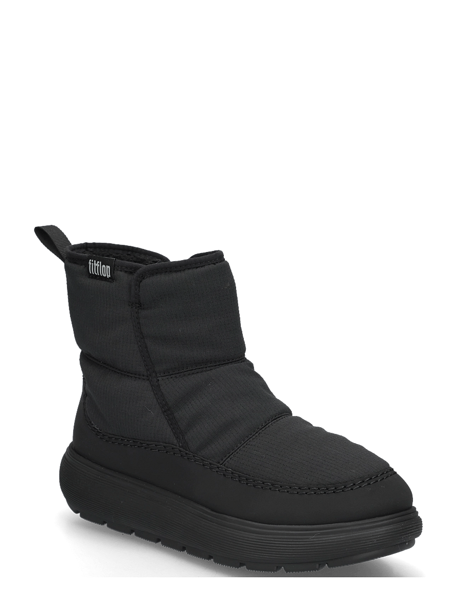 FitFlop - IQ-COMFF W/RESISTANT NYLON BOOTS - flache stiefeletten - all black - 0