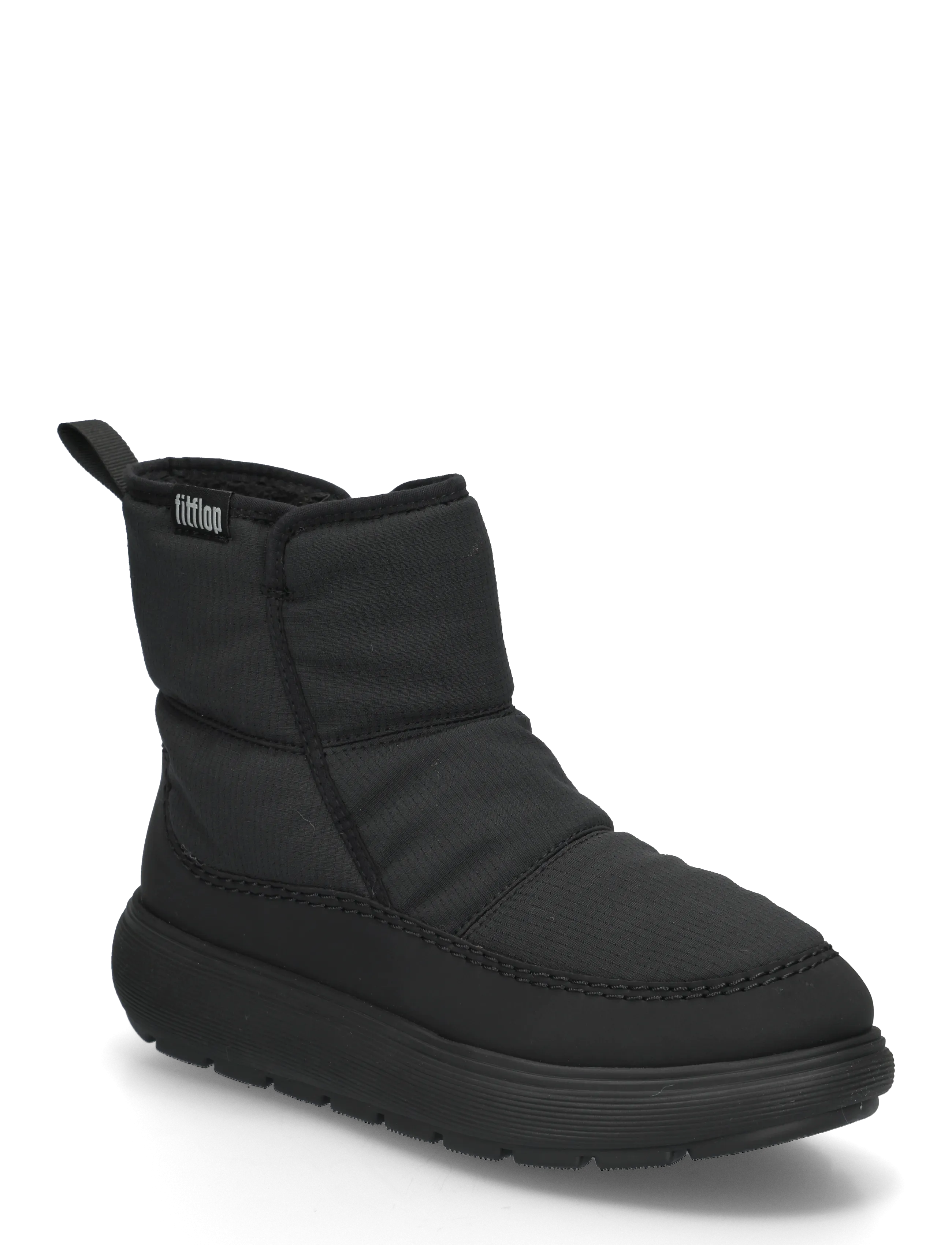 FitFlop IQ-COMFF W/RESISTANT NYLON BOOTS - Støvler - ALL BLACK / black