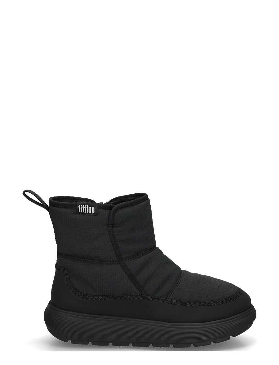 FitFlop - IQ-COMFF W/RESISTANT NYLON BOOTS - flache stiefeletten - all black - 2