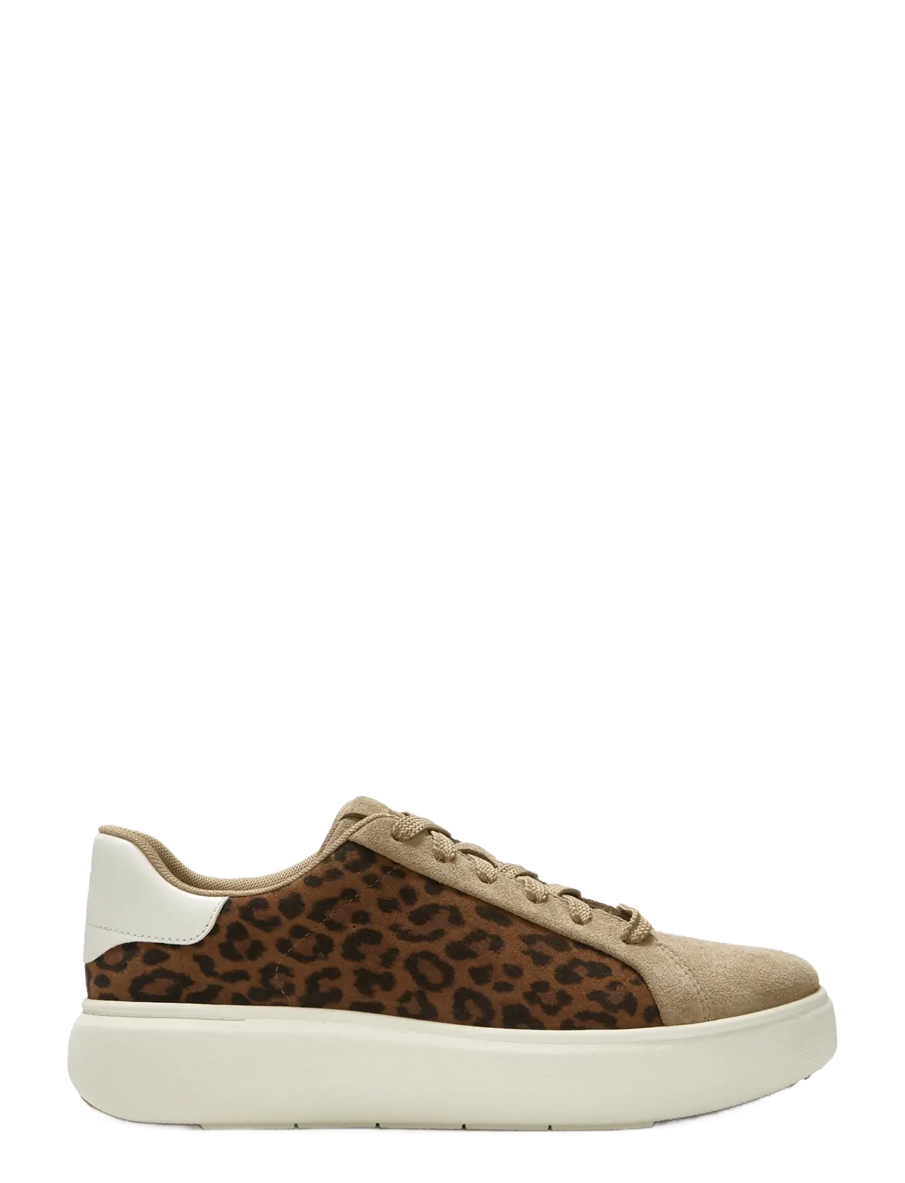 FitFlop RTG SUEDE LEOPARD LACE UP TRAINERS - FitFlop - CAPPUCCINO / multi
