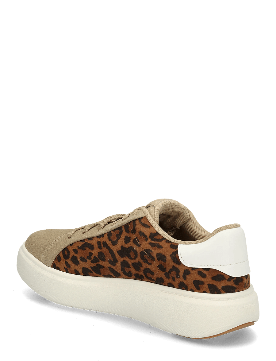 FitFlop - RTG SUEDE LEOPARD LACE UP TRAINERS - niedrige sneaker - cappuccino - 2