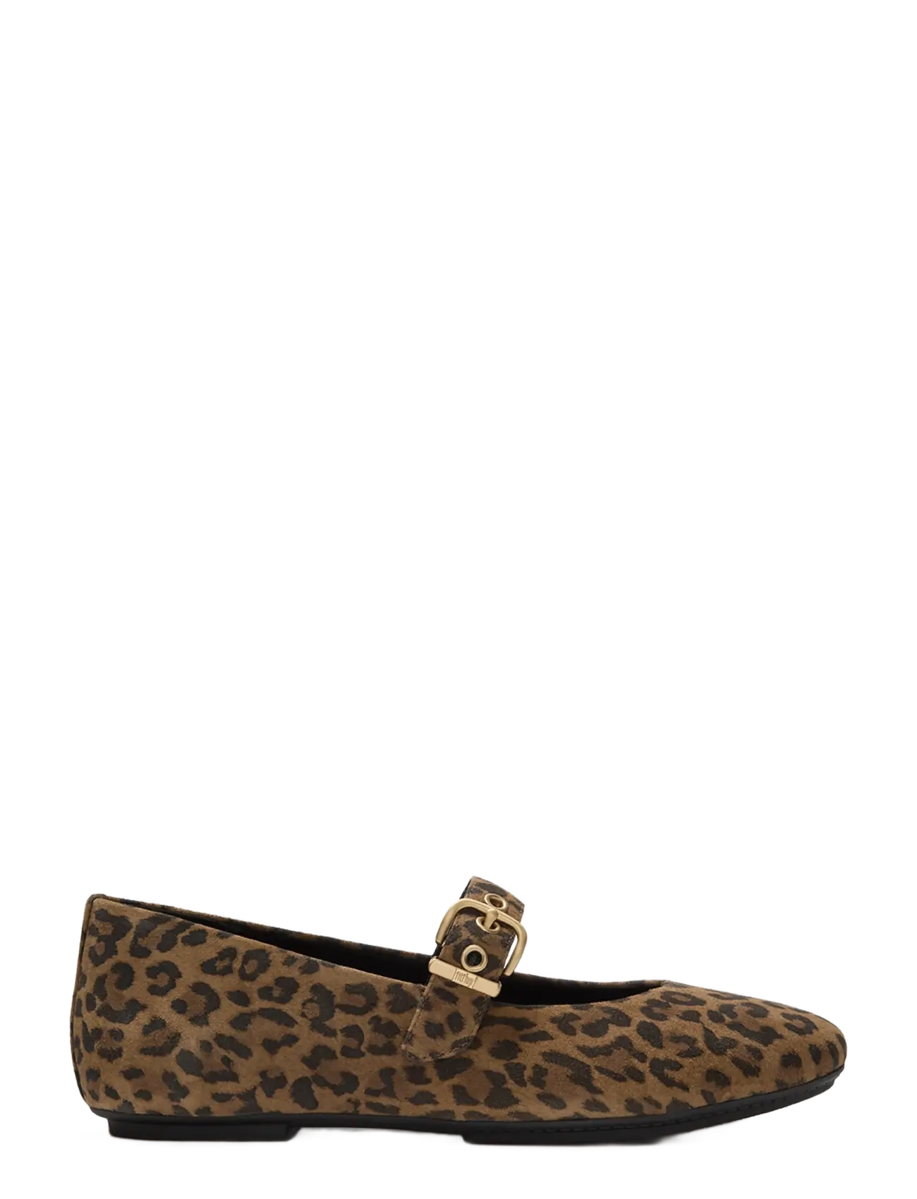 FitFlop DELICATO SUEDE LEOPARD MARY JANES - FitFlop - TAN/BLACK / multi