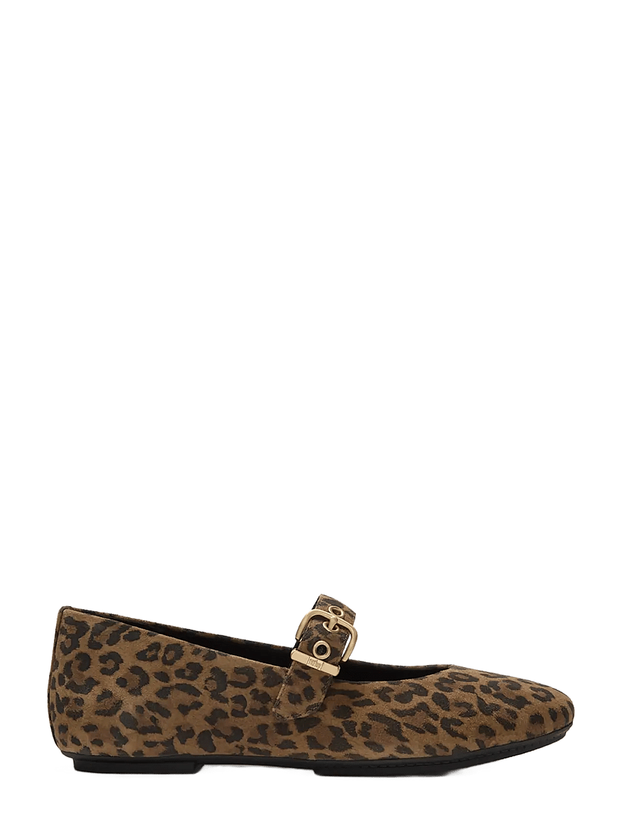 FitFlop - DELICATO SUEDE LEOPARD MARY JANES - tan/black - 1