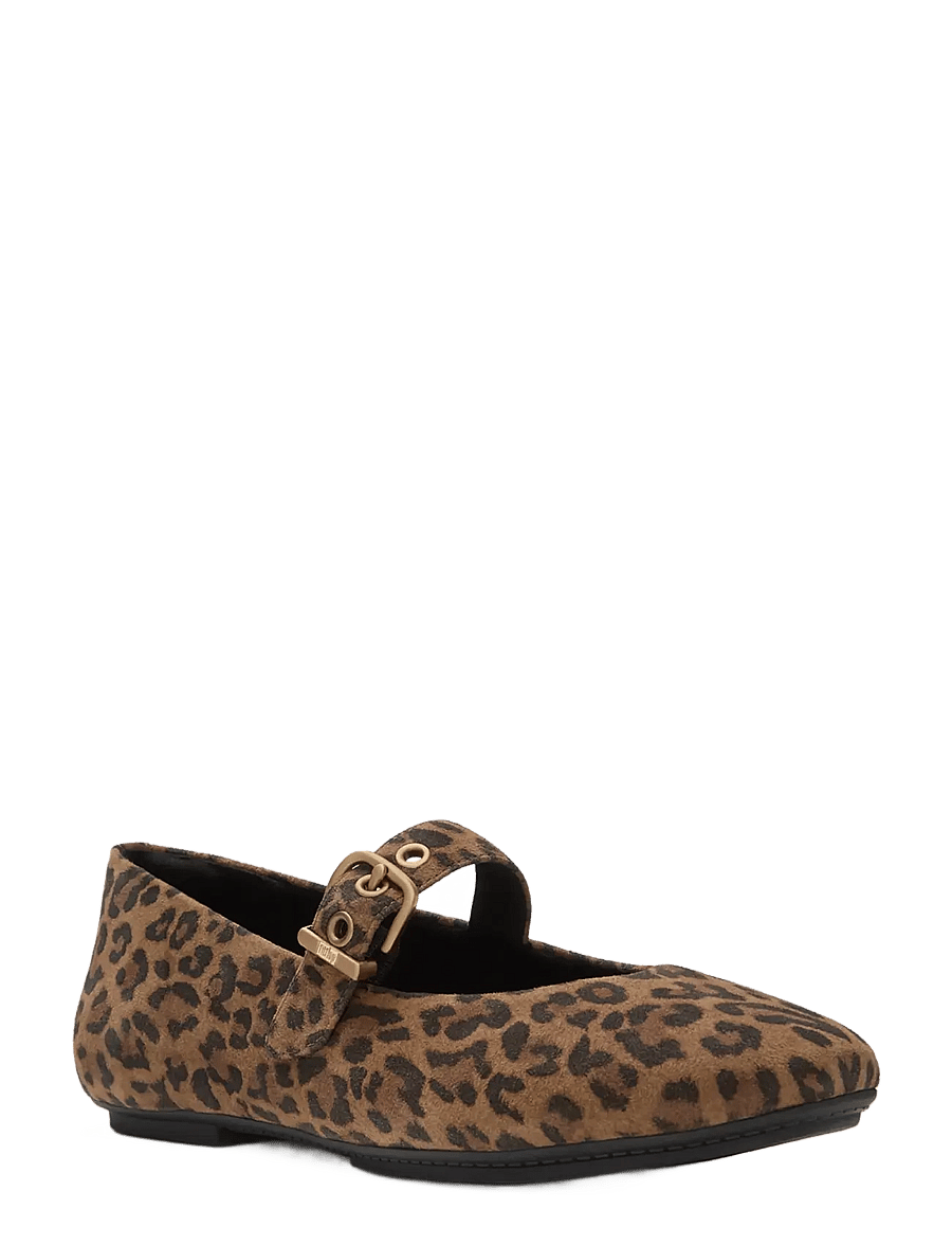 FitFlop - DELICATO SUEDE LEOPARD MARY JANES - tan/black - 3