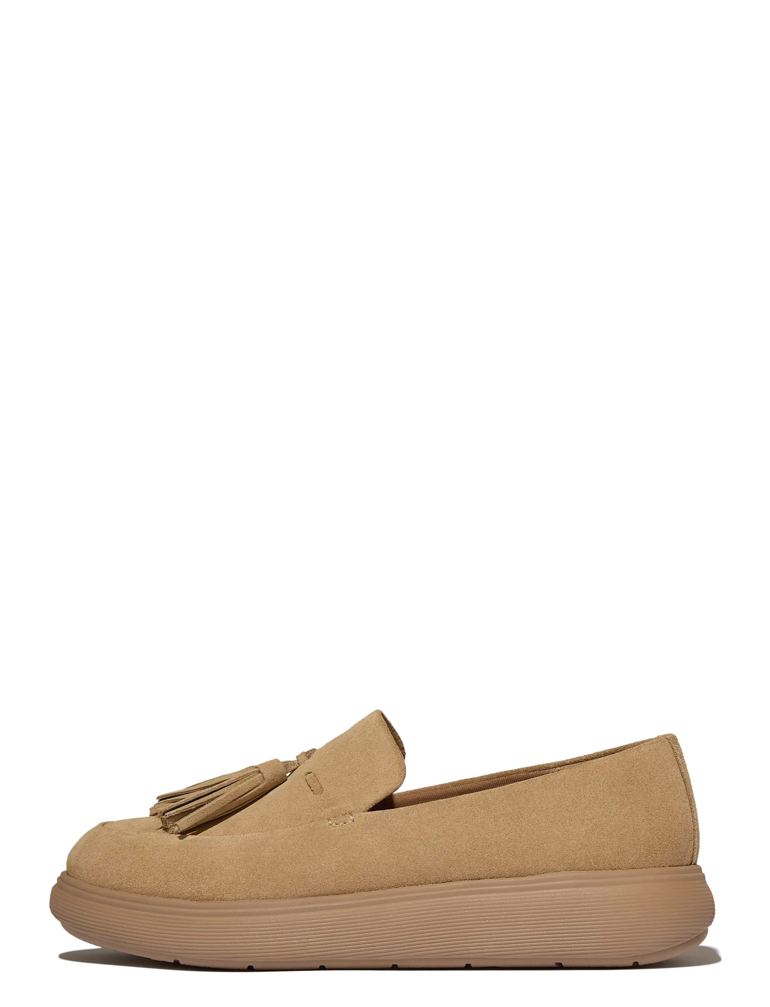 FitFlop iQ-COMFF TASSEL SUEDE LOAFERS - Loafers - CAMEL / beige
