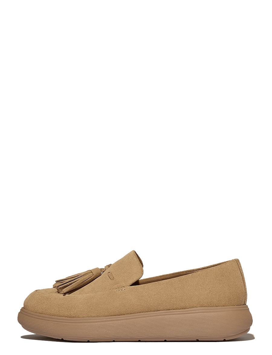 FitFlop - iQ-COMFF TASSEL SUEDE LOAFERS - camel - 1