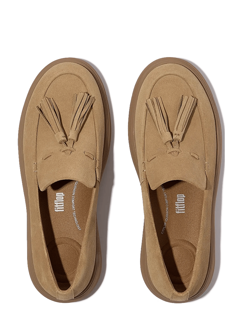 FitFlop - iQ-COMFF TASSEL SUEDE LOAFERS - mode trends - camel - 2