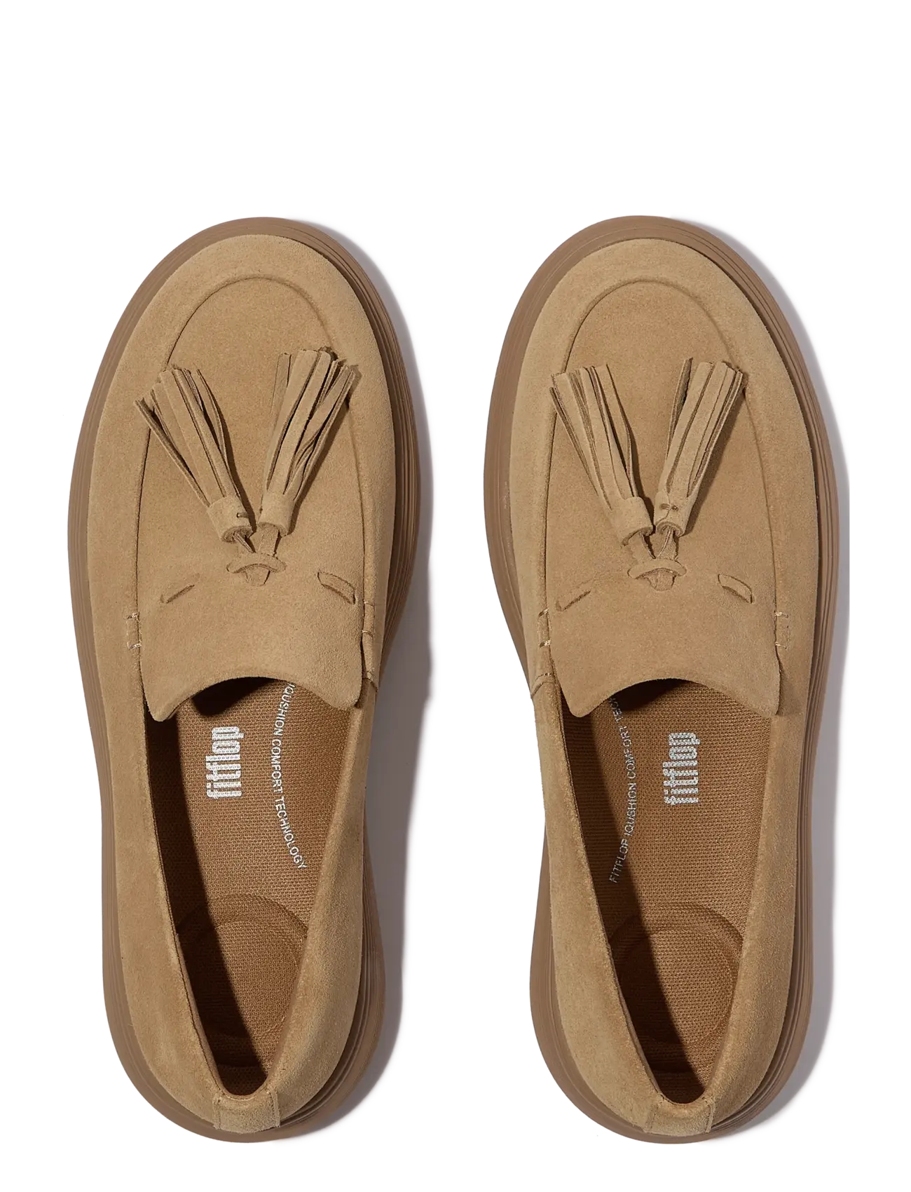 FitFlop - iQ-COMFF TASSEL SUEDE LOAFERS - camel - 2