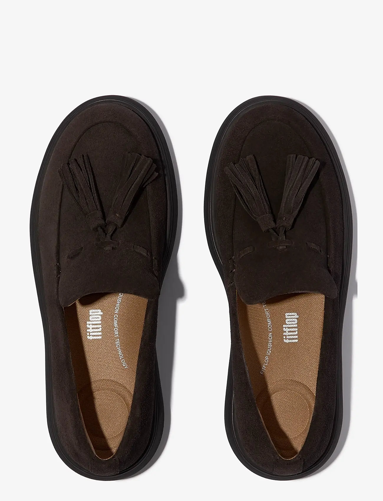FitFlop - iQ-COMFF TASSEL SUEDE LOAFERS - mode trends - chocolat - 3