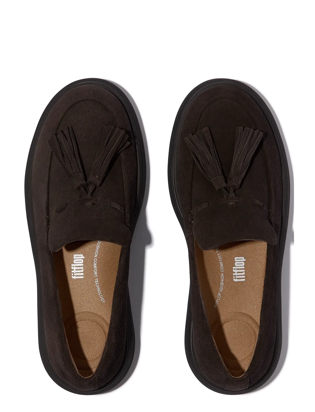 FitFlop - iQ-COMFF TASSEL SUEDE LOAFERS - fashion trends - chocolat - 3