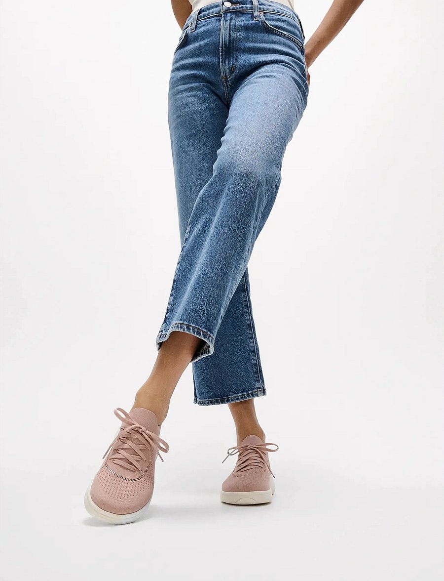 FitFlop - SUPER-Q CRYSTAL-TRIM KNIT SLIP-ON LACED SNEAKERS - niedrige sneaker - paris beige - 4