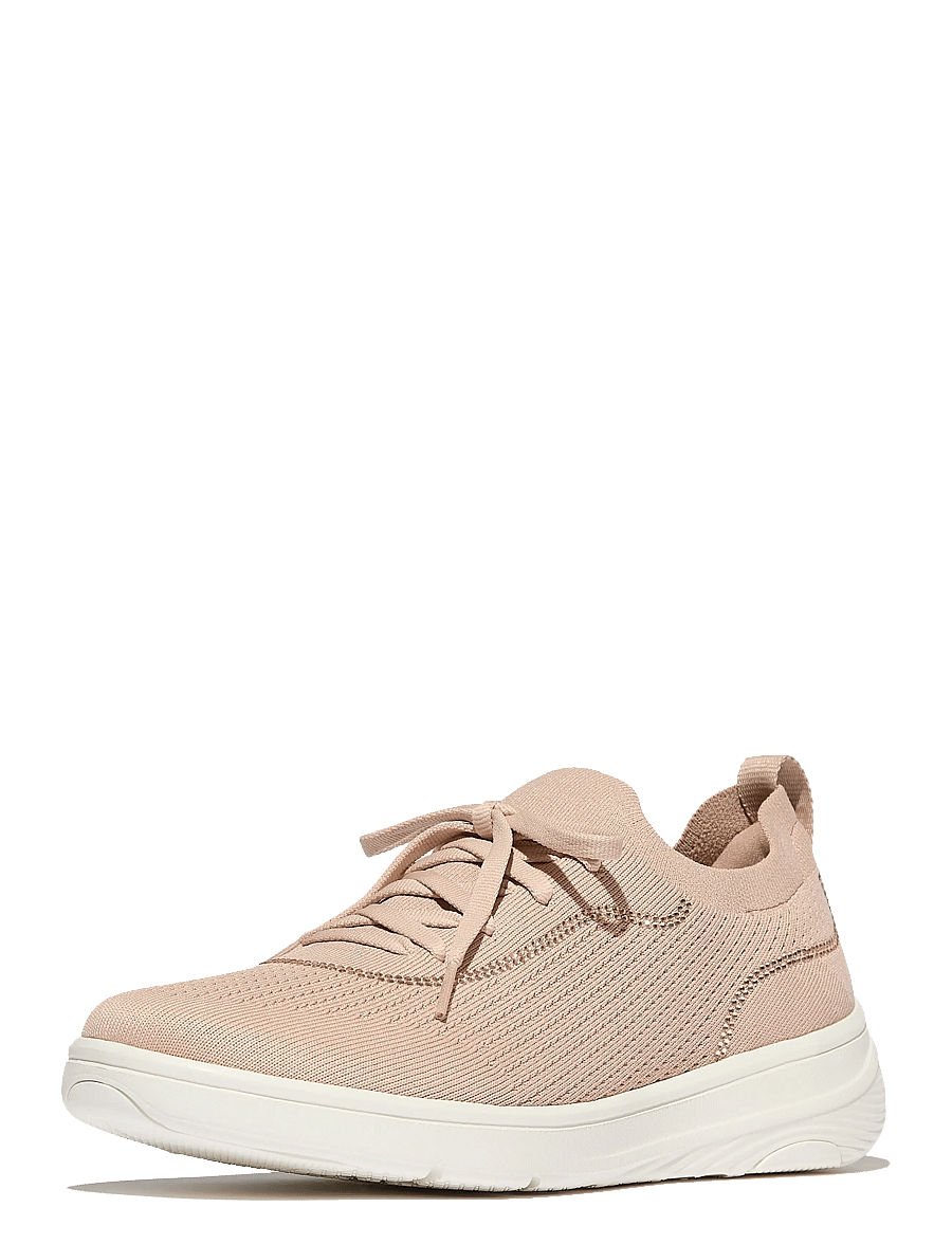 FitFlop - SUPER-Q CRYSTAL-TRIM KNIT SLIP-ON LACED SNEAKERS - niedrige sneaker - paris beige - 3