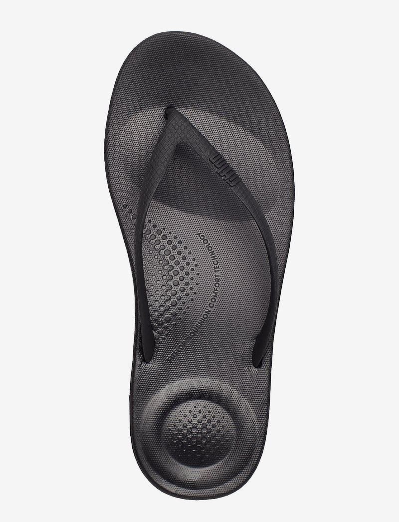FitFlop - IQUSHION ERGONOMIC FLIP-FLOPS - flip flops - all black - 4