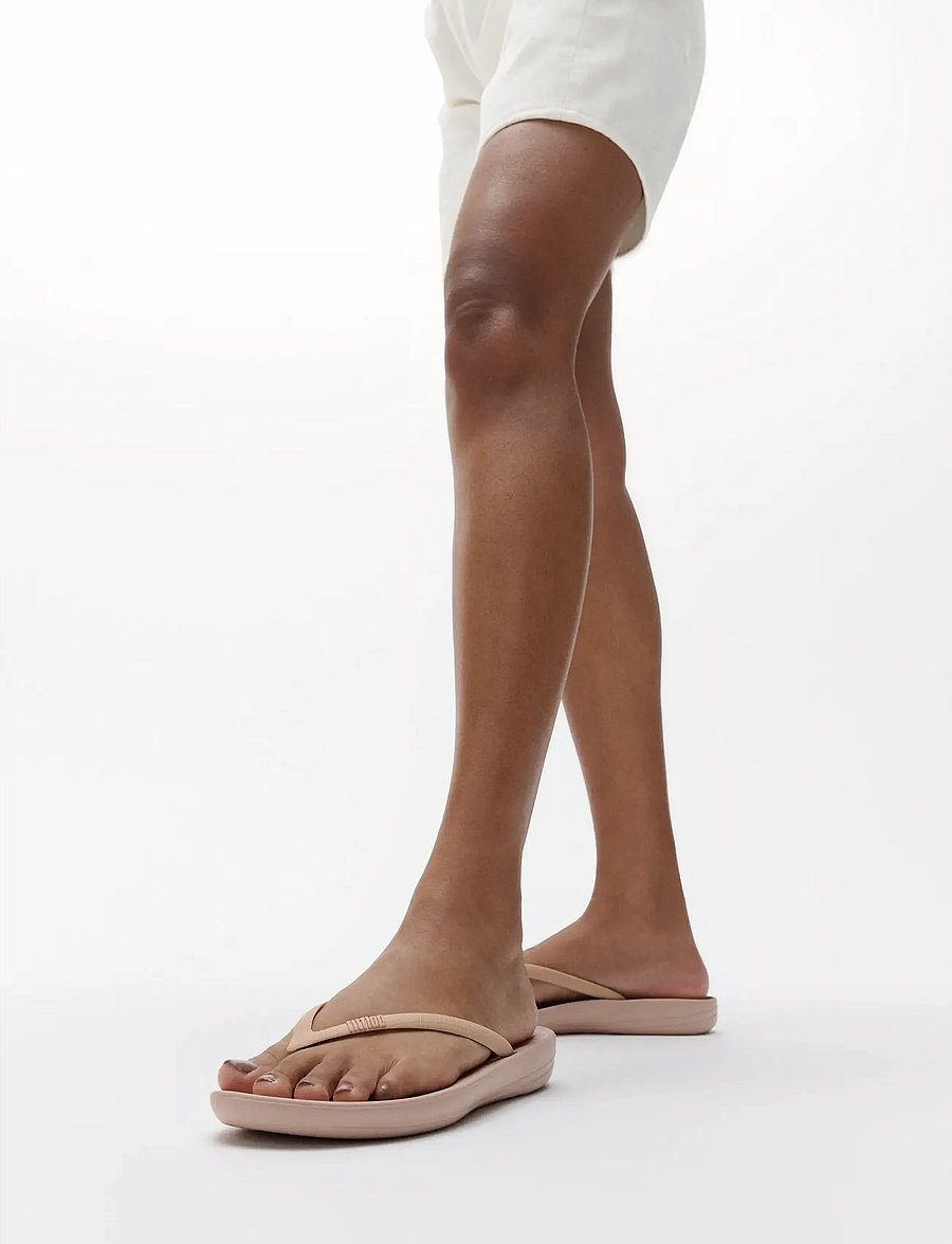 FitFlop - IQUSHION ERGONOMIC FLIP-FLOPS - flip flops - beige - 0