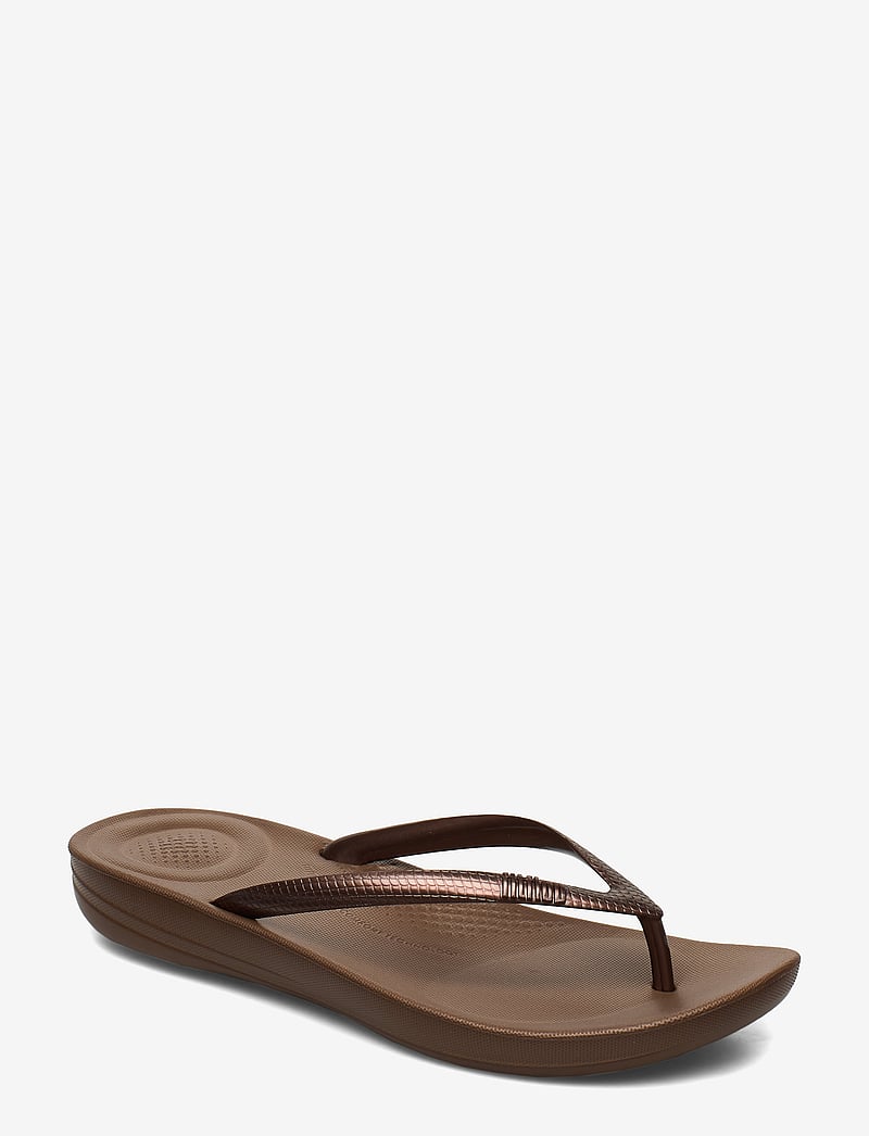 FitFlop - IQUSHION ERGONOMIC FLIP-FLOPS - japonki - bronze - 1